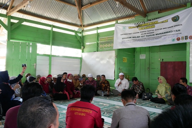 Milad 107 Tahun Muhammadiyah, UM Buton bersama PD Muhammadiyah menggelar anjangsana ke Pondok Tanfid