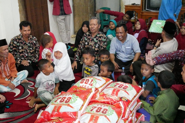 Milad 107 Tahun Muhammadiyah, anjangsana di Panti Asuhan Madin Al-Ikhlas
