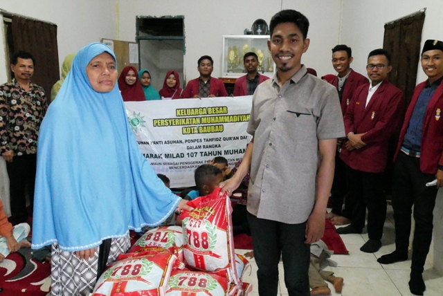 Milad 107 Tahun Muhammadiyah, anjangsana di Panti Asuhan Madin Al-Ikhlas